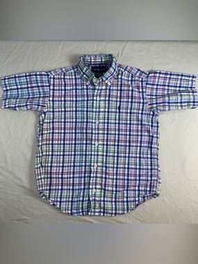 POLO Ralph Lauren Boys Plaid Shirt Size 5